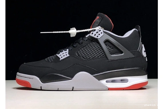 Bred Jordan 4 308497-060 Retro (2019) Air 308497-060 0128